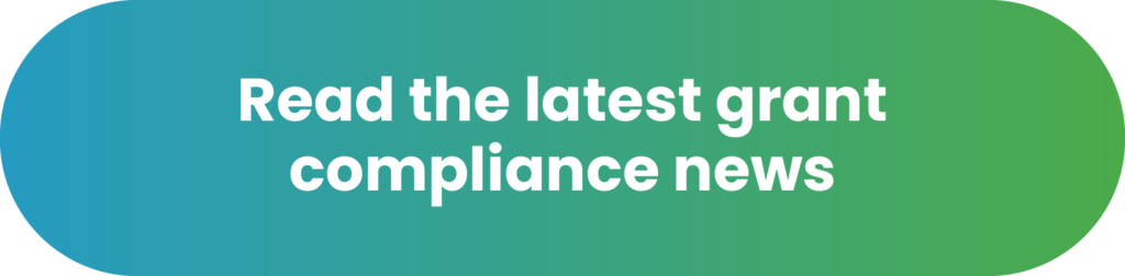 Click to read the latest grant compliance news from Thompson Grants.